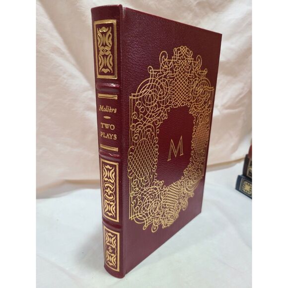 Two Plays Moliere Easton Press Collector’s Edition Genuine Leather Bound Book - Picture 1 of 6
